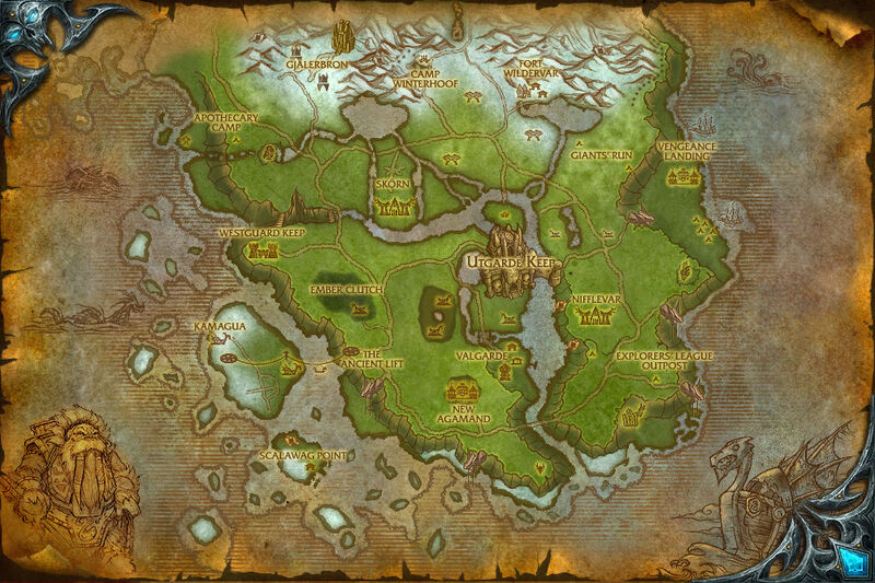 World Map 2000 Years Ago. world of warcraft map level