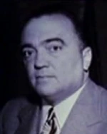 A portrait of J. Edgar Hoover that could be seen in the J. Edgar Hoover FBI Building in 2008.