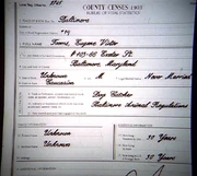 A 1903 County Census record about Tooms