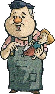 Artwork of Carlov from The Wind Waker