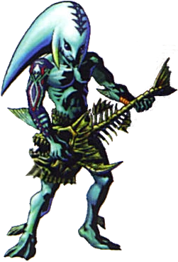 Mikau, playing his Guitar of Waves