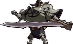 Artwork of a Darknut from The Wind Waker