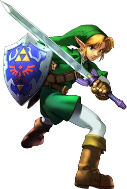Artwork of Link from Soulcalibur II