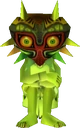 The Lunar Child wearing Majora's Mask