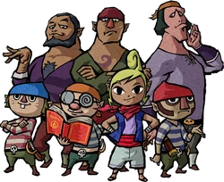 Gonzo is the one in the middle, in the back row