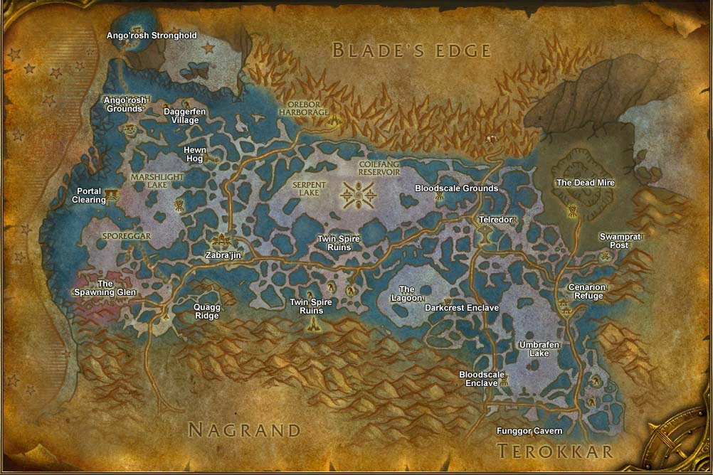 Zangarmarsh - WoWWiki - Your guide to the World of Warcraft