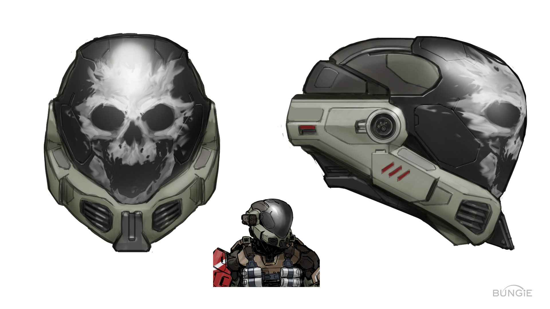 dear r/halo i want to carve Emile's helmet skull on an iphone case. : r ...