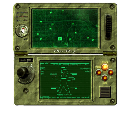 Image - Pip-Boy 3DS.jpg - The Fallout wiki - Fallout: New Vegas and more