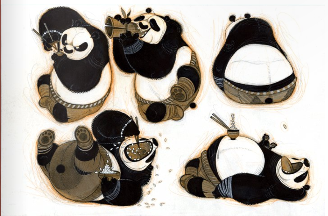 Kung Fu Panda concept art | Kung fu panda, Panda illustration ...