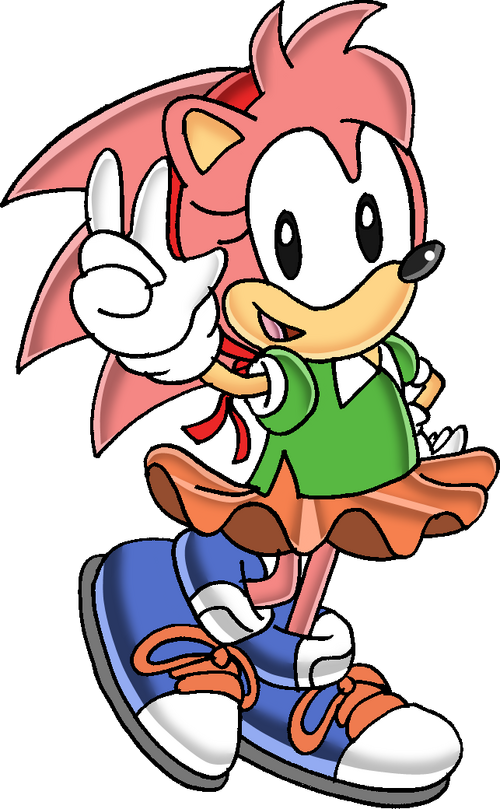 Image - Classic Amy Rose.png - Sonic News Network, the Sonic Wiki