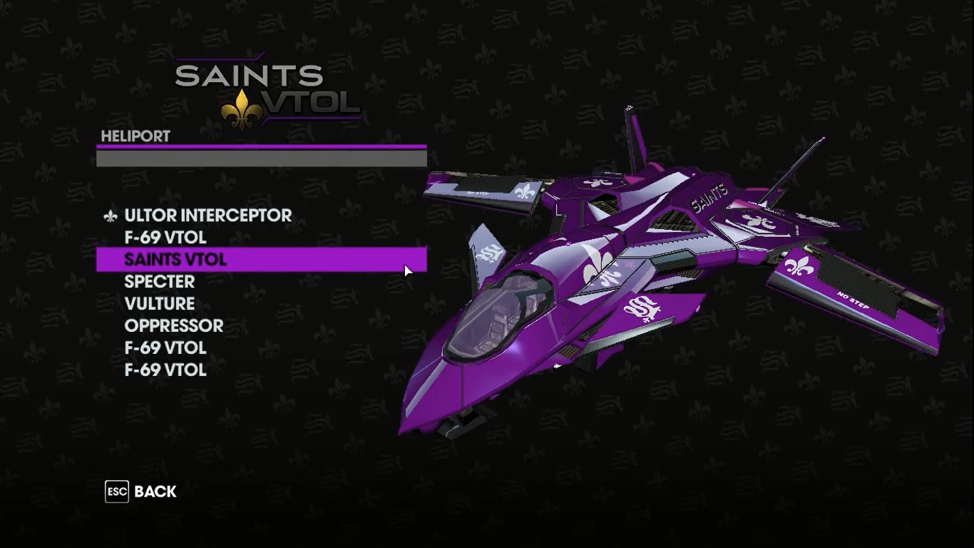 Saints row 3 vtol