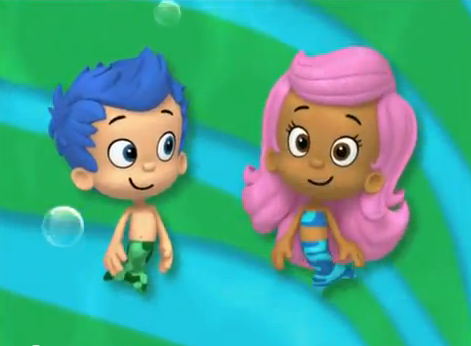 Image - Molly and gil shouting bubble.png - Bubble Guppies Wiki