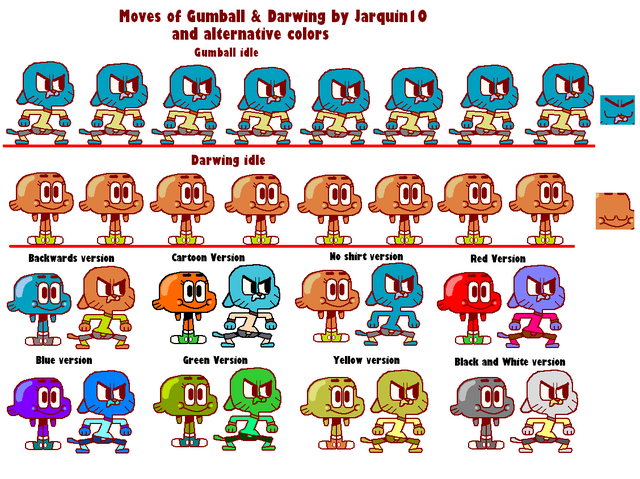 Image - 1128px-Gumball and Darwing for Madoldcrow.png - The MUGEN ...