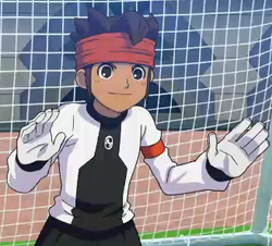 Endou Mamoru in Inazuma Legend Japan's uniform.png