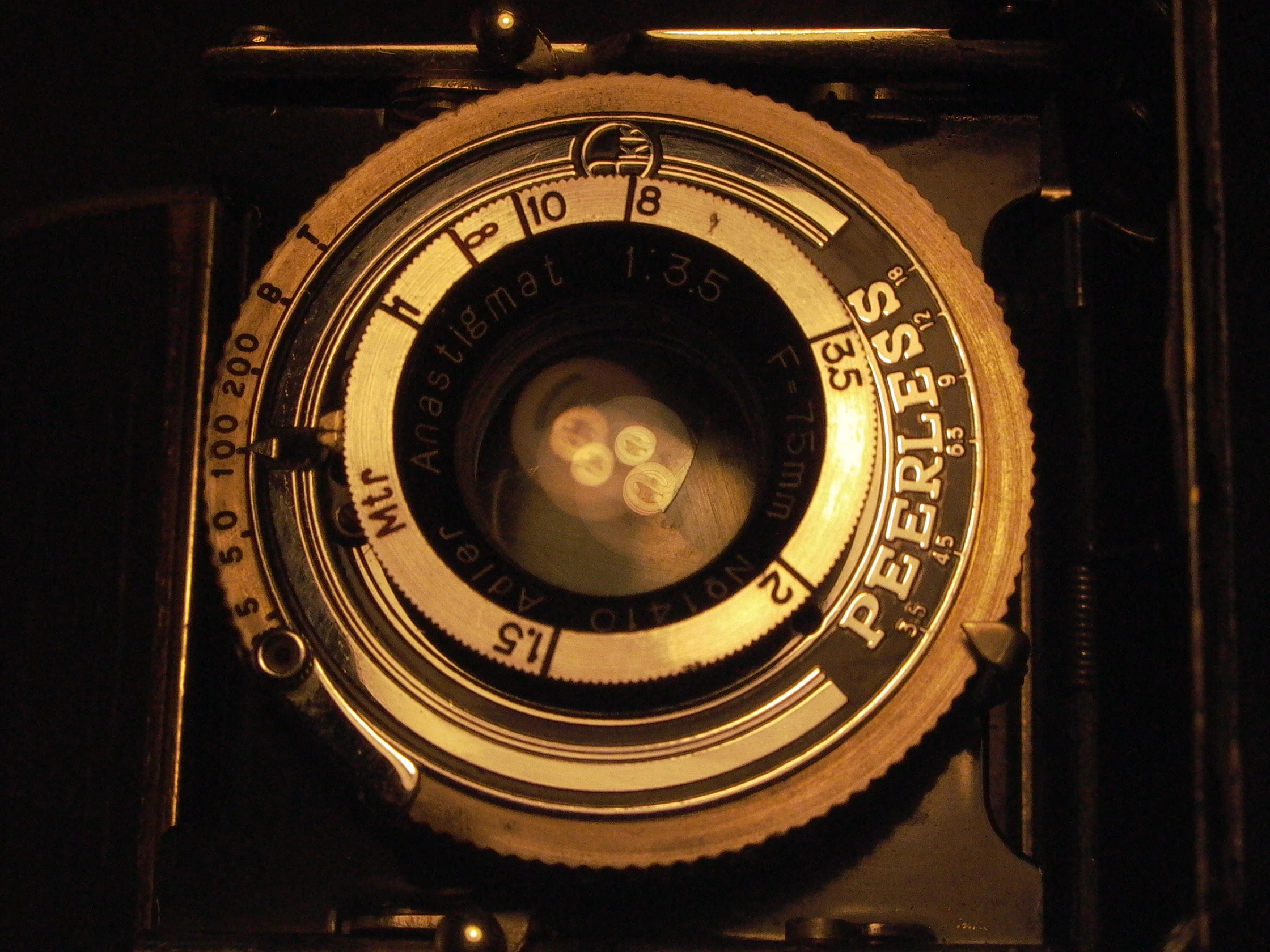 z99 adler-a 1938 folding camera rare lens